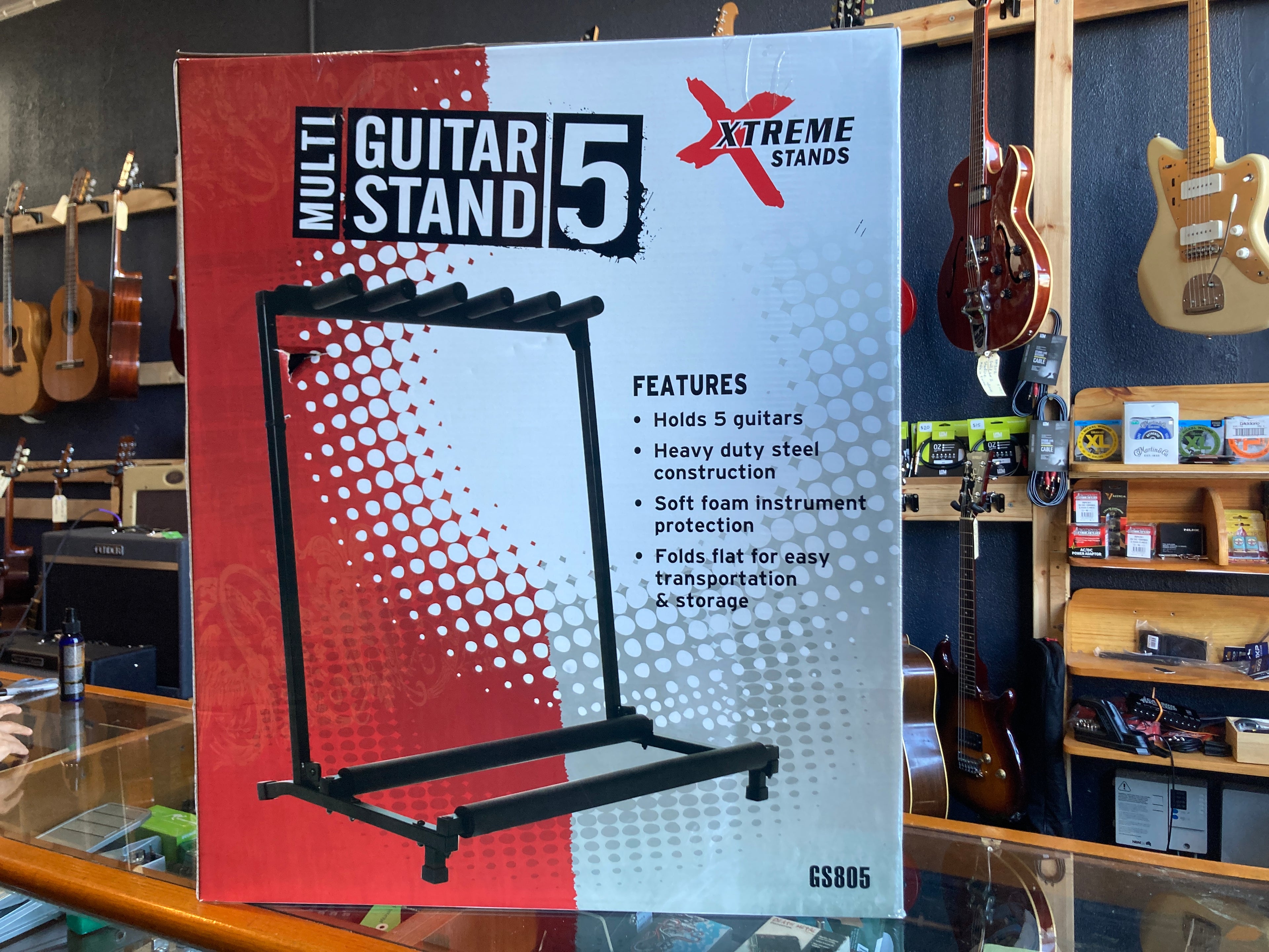 XTREME 5 U guitar Rack Stand