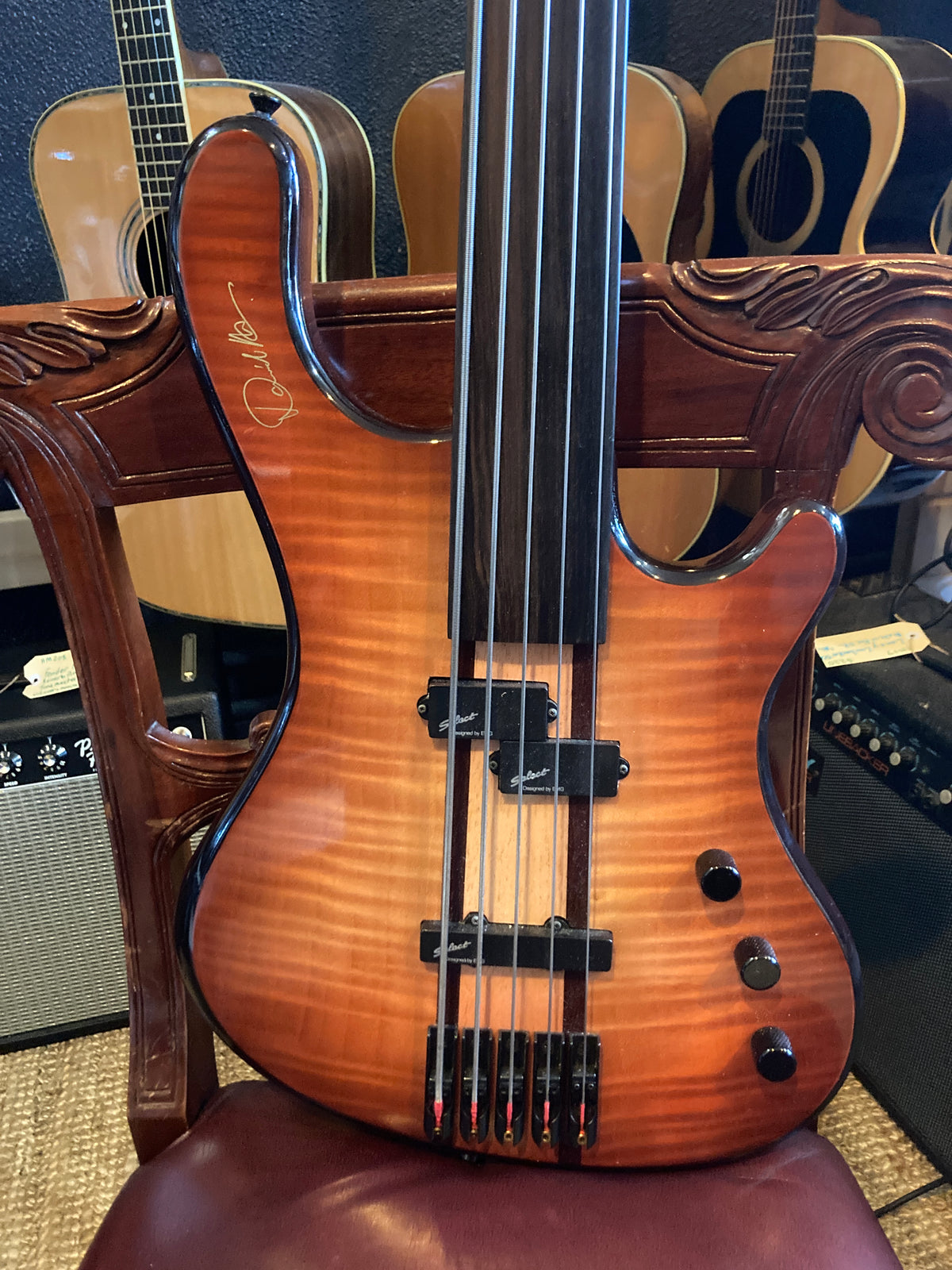 David Malpas - 5 string fretless bass