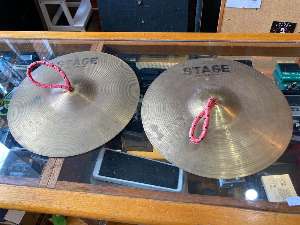 Stage Percussion - 14 inch hi hats PAIR